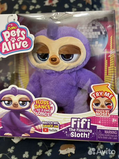 Игрушка танцующий ленивец