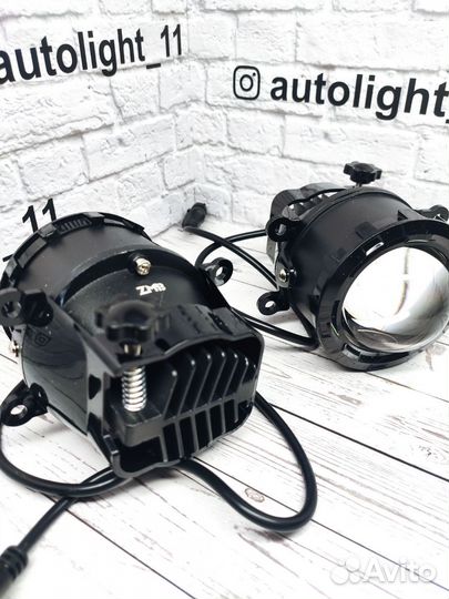 Bi LED птф Vesta,Granta FL, Ford,Renault, Nissan