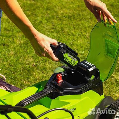 Газонокосилка аккумуляторная Greenworks G24X2LM41