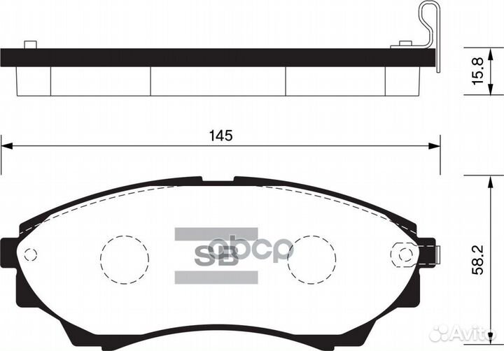 SP1479SNS GDB34031151 00 колодки дисковые п