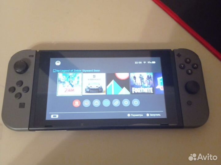 Игровая приставка nintendo switch+аксессуары