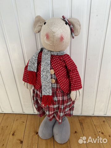 Интерьерная кукла мышонок