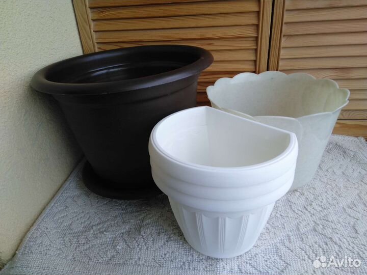 Кашпо горшок для цветов новые и б/у