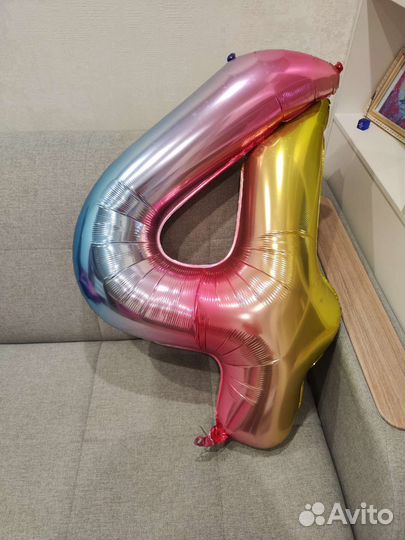 Цифра 4 на день рождения