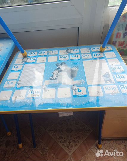 Детский комплект стол+стул