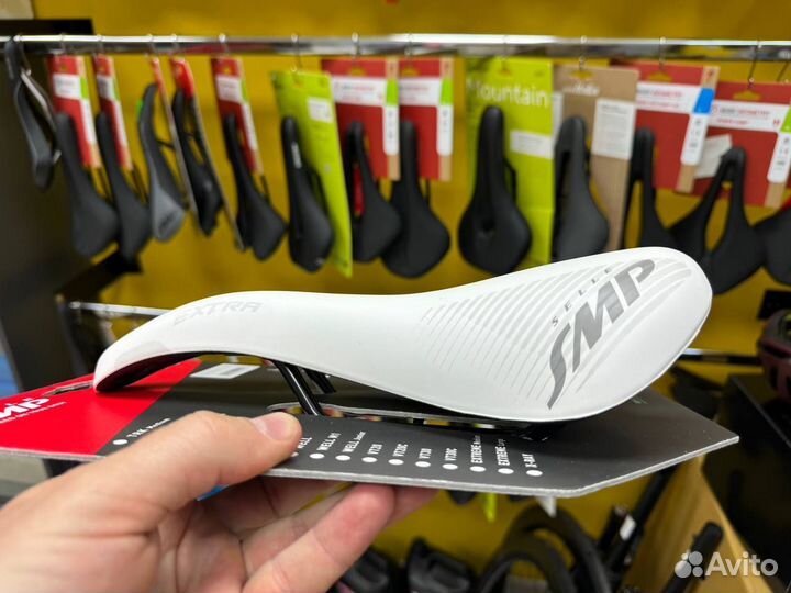 Седло велосипедное Selle SMP Extra 140*275 белое