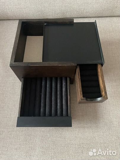 Шкатулка для украшений umbra stowit mini черная