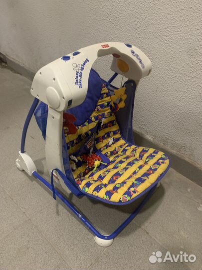 Детская электронная качелька