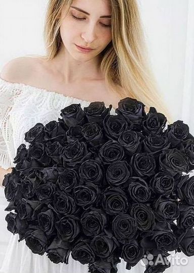 Чёрные розы Цветы Доставка