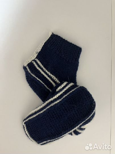 Вязаные носки ручной работы