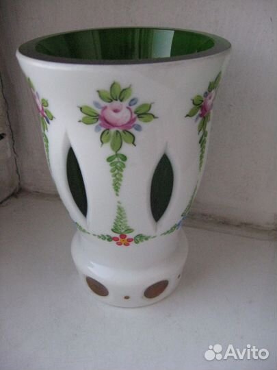 Антикварный бокал ручная огранка редкость