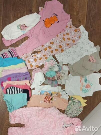 Одежда на девочку 0-2 года