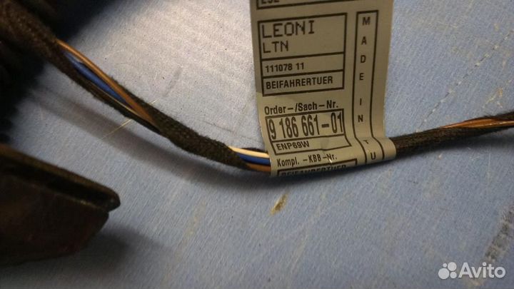 Проводка двери передней пассажира BMW 3-серия E92