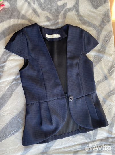 Школьная форма для девочки синяя набор 2 класс