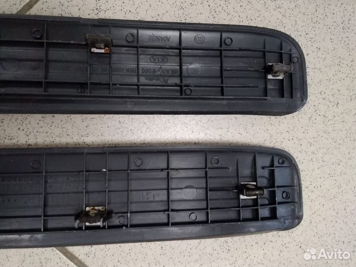 Накладки на порог для Kia Sportage 2004-2010