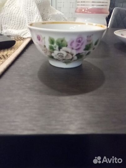 Пиала кружка, фарфоровая винтажная 1990 года