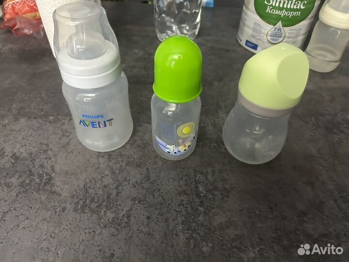 Бутылочки для кормления avent + kunder