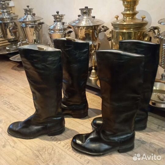 Сапоги хромовые, галифе, ремень, портупея