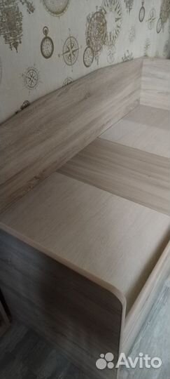 Детская кровать с бортиком и матрасом б/у