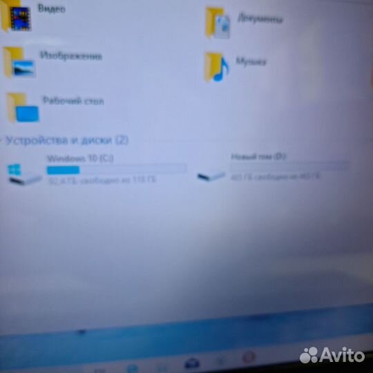 2х ядерный ноутбук ssd+hdd