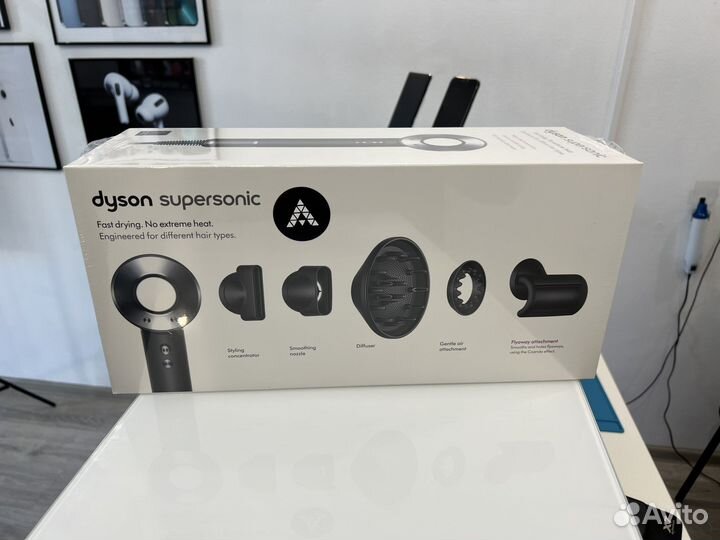 Фен Dyson (Дайсон) Supersonic (HD08) Black/Nickel