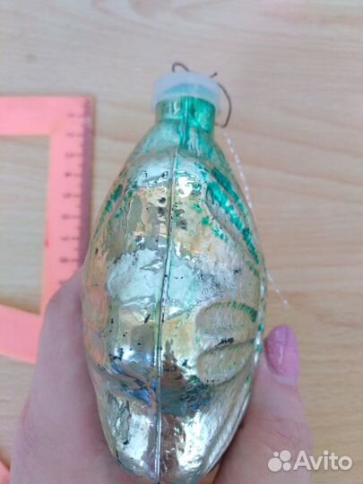 Елочная игрушка кремлёвская пряник снежинка СССР