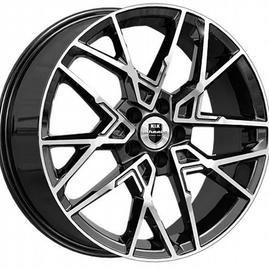 Диски K&K Вудроф 7x18 5x114.3 ET48 D56.1 Алмаз черный
