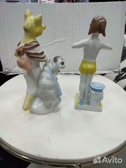 Статуэтка лфз, кот Базилио и лиса Алиса, зарядка