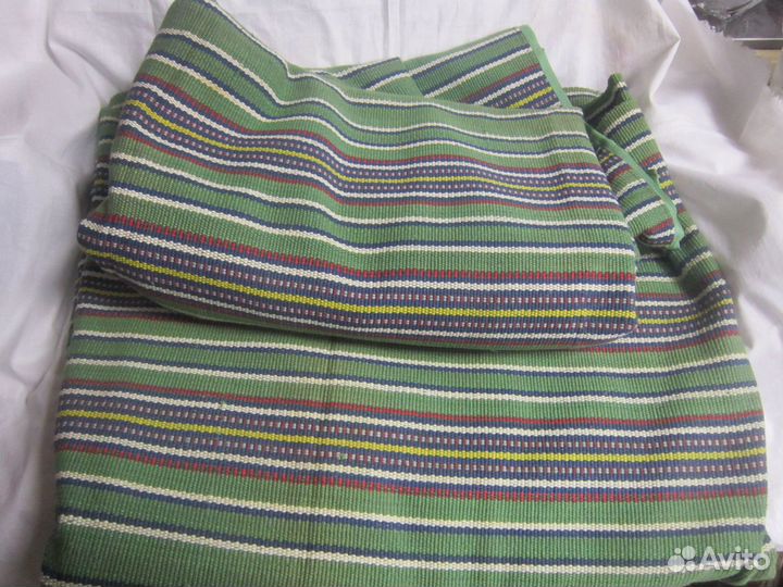 Дорожка тканая двух сторонняя СССР. 2 шт