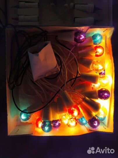 Электрогирлянда, переключатель гирлянд,звезда СССР