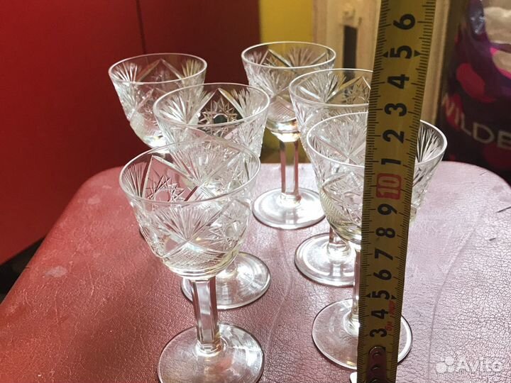 Рюмки, стопки хрусталь