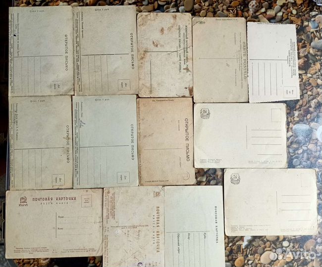 Старинные открытки -виды городов