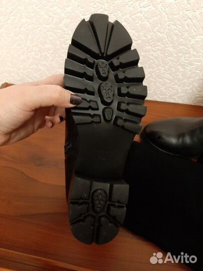 Сапоги зимние новые нат.кожа/замша/мех