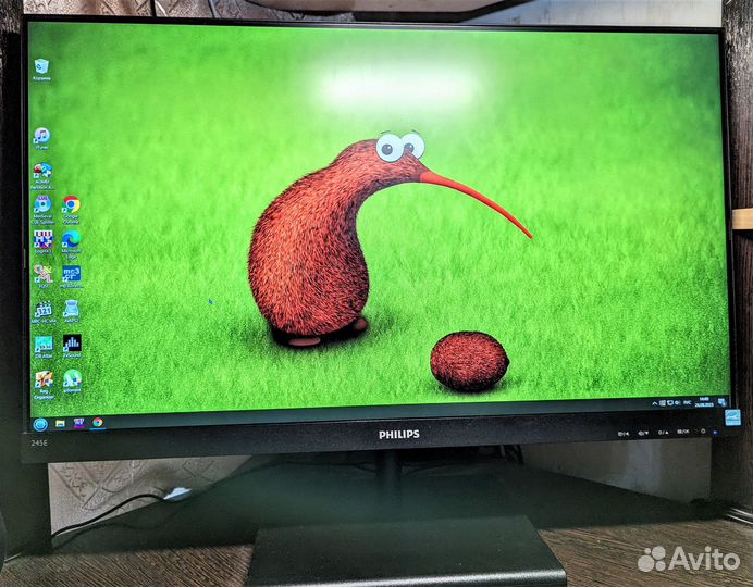 Philips 245E1S Black монитор 23.8