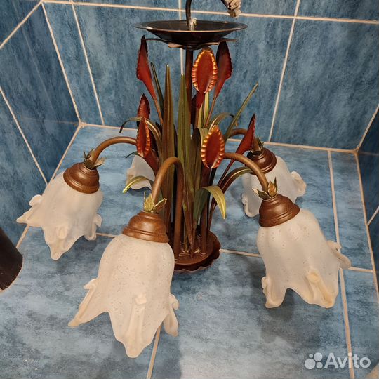 Люстра потолочная бу