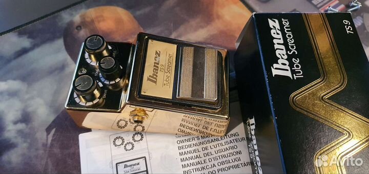Гитарная педаль Ibanez TS 9 gold limited edition