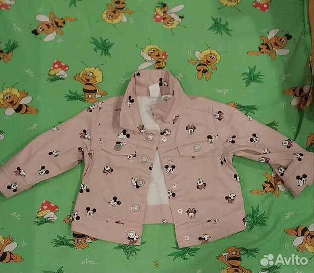 Джинсовая куртка для девочки 80 86