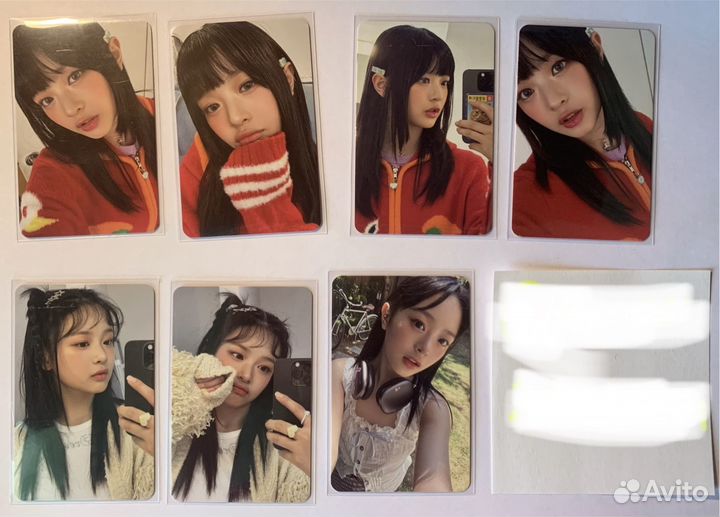 Оффициальные карты blackpink, newjeans