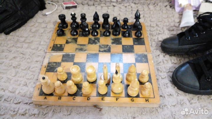 Шахматы деревянные СССР 1970