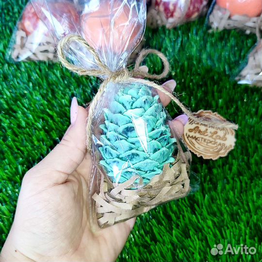 Новогоднее мыло ручной работы