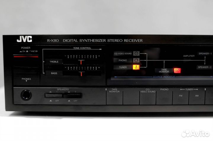 Стереофонический Ресивер JVC R-X110, 1984г