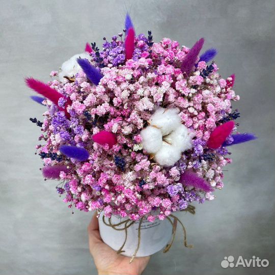 Гипсофила с сухоцветами