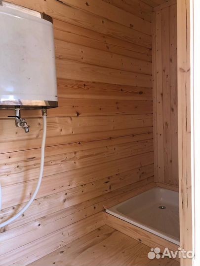 Транспортабельная баня из бруса проф. 3 х 2.3 м