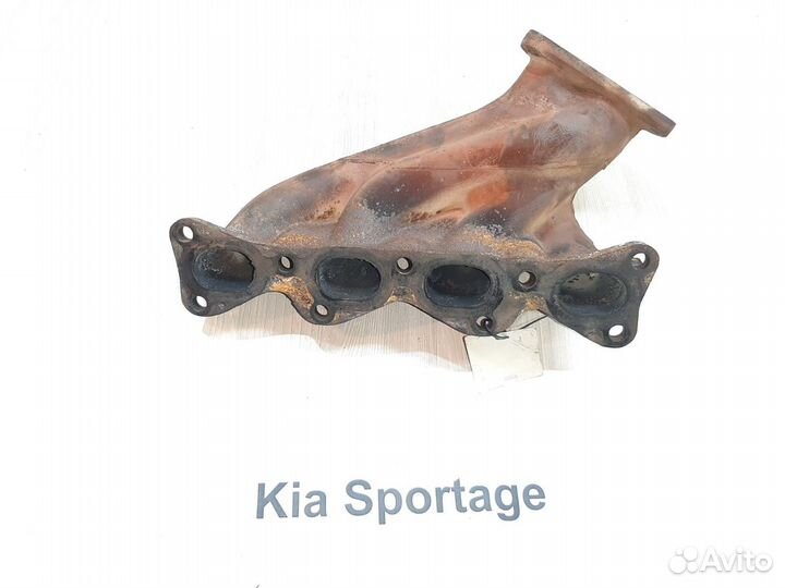 Коллектор выпускной 2.0 б. Kia Sportage-1, 2003г