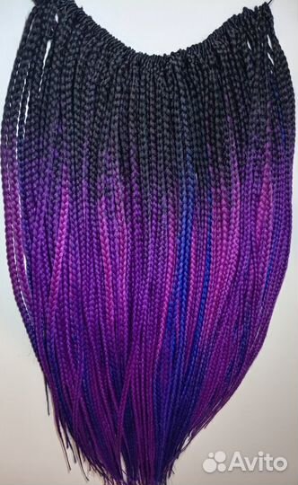 Б/у се косы Фиолетовый микс