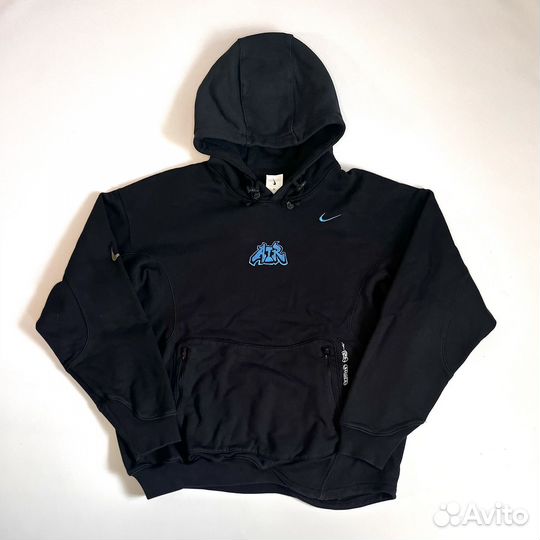 Худи Nike Fleece x Off White Black