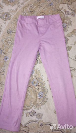 Леггинсы,теплые штаны и джинсы 110,116,122 за всё