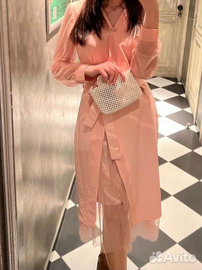 Платье летнее женское 44 46 розовое