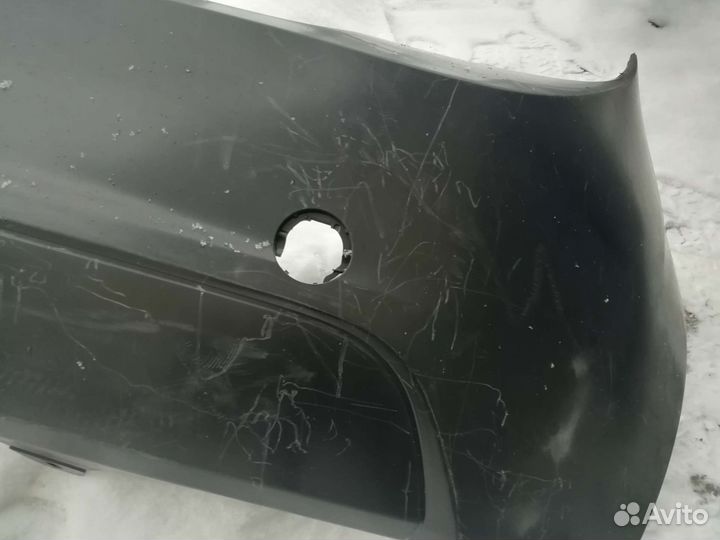 Бампер задний chevrolet aveo т300 хэтчбек