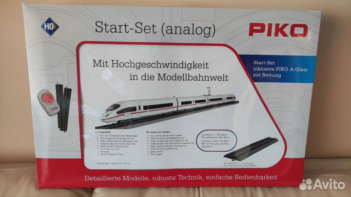 Железная дорога piko 57196 ice 3 стартовый набор